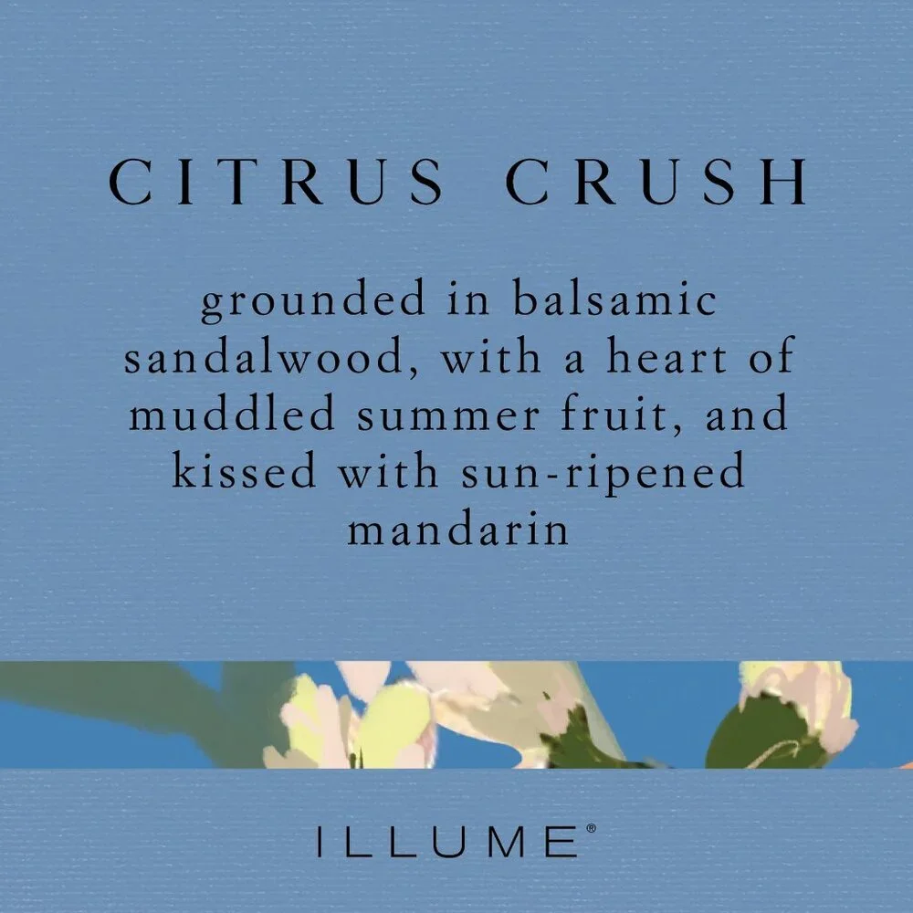 ILLUME Go Be Lovely Citrus Crush Candle Flourish Glass Brand New NWT - Picture 2 of 5